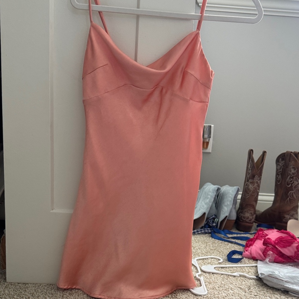 Princess Polly Coral Mini Dress